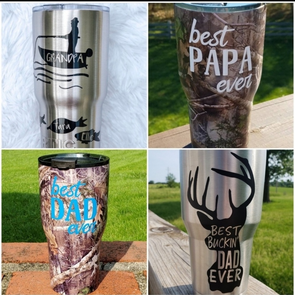Granpa dad mother custom made tumbler